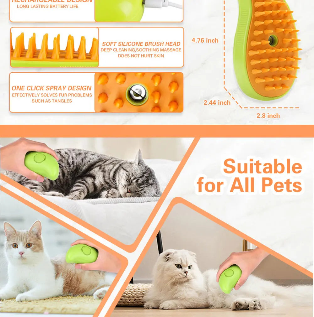 Brosse Vapeur 3-en-1 .MyPet™️