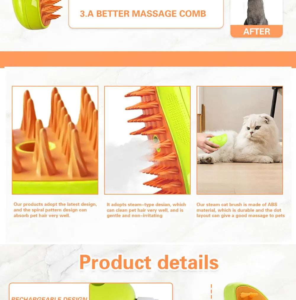 Brosse Vapeur 3-en-1 .MyPet™️